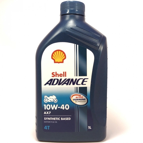 1 Liter Shell Advance 4T AX7 10W-40
